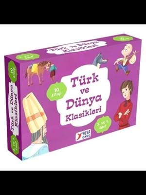 TÜRK VE DÜNYA KLASİKLERİ 3. VE 4.SINIF 10 KİTAP - YUVA YAYINLARI