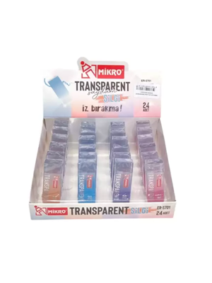 Mikro Transparent (saydam) Silgi Er-5701