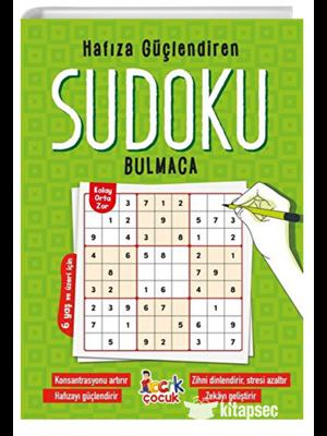 Sudoku Hafıza Güçlendiren Bulmaca - Bıcırık Yayınları