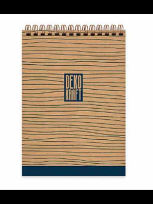 Keskin Color Dekokraft A5 Spiralli Bloknot Çizgili 80 Yp 144104-99