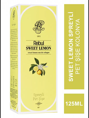 Rebul 125 Ml Kolonya Pet Şişe Sprey Sweet Lemon