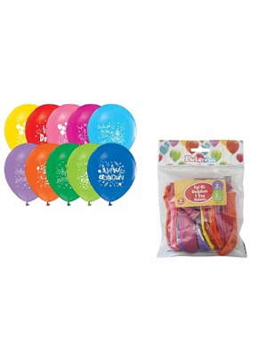 Nedi Party Marty Baskılı Balon İyi Ki Doğdun Karışık Renk 16"lı Pm-12162