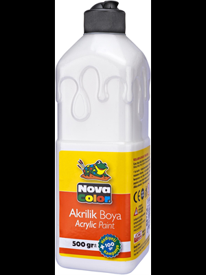 Nova Color 500 Gr Akrilik Boya Beyaz Nc-385
