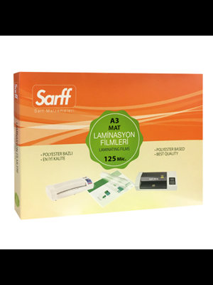 Sarff 97x137mm 125mic Laminasyon Filmi 100 Lü 15309014