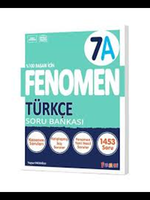 Fenomen Yay.-7.sınıf Türkçe Soru Bankası A 2425