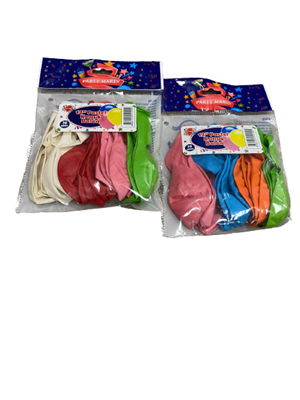 Nedi Party Marty 12" Pastel Balon Karışık Renk 20"li 12129