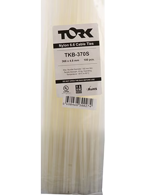 Tork Trk-370x3.5mm 100 Lü Beyaz Kablo Bağı