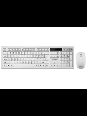 Everest Km-6121 Kablosuz Q Klavye Mouse Set Beyaz