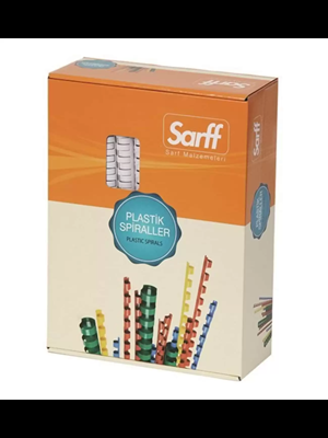 Sarff 14 Mm Plastik Spiral 100 Lü Beyaz 15312029