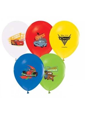 Balonevi Lisanslı Cars Baskılı Balon 8"li 7887