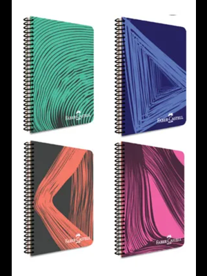 Faber Castell Waves A4 Pp Kapak Spiralli Defter Kareli 120 Yp 5075000439