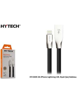 Hytech Hy-x305 3a Iphone Lıghtnıng 1m Siyah Şarj Kablosu