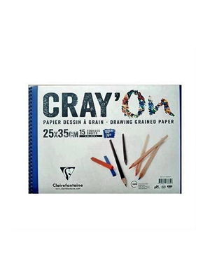 Clairefontaine Cray'on 25x35 Çizim Bloğu 160 Gr 15yp 966835