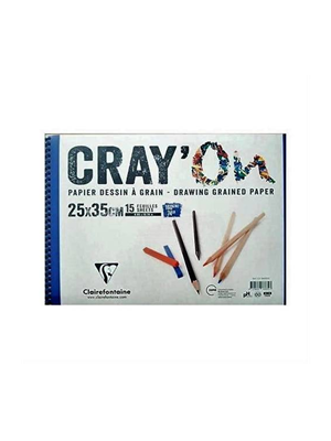 Clairefontaine Cray'on 25x35 Çizim Bloğu 160 Gr 15yp 966835