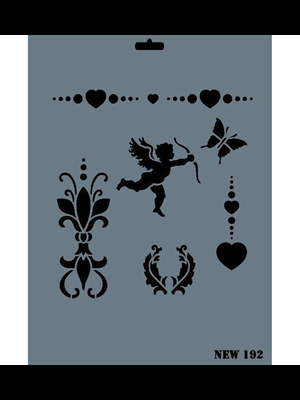 Rich New Seri 25x35 X-large Stencil 192