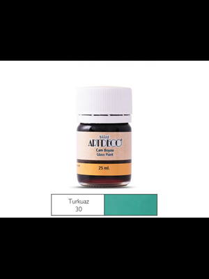 Artdeco 25 Ml Öğrenci Tipi Cam Boya 30 Turkuaz