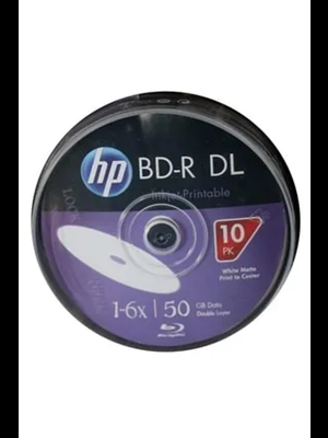 Hp Blu-ray Bd-r 6x 50gb Printable 10lu