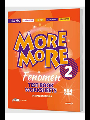 Kurmay Yay.-2.sınıf More&more İngilizce Woeksheet&test Kitabı 2425