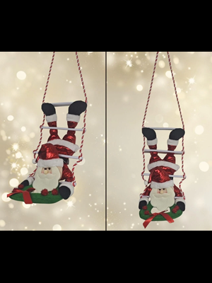 Nedi Yılbaşı 24x90 Cm Dekorasyon Noel Babalı Kapı Süsü 13345